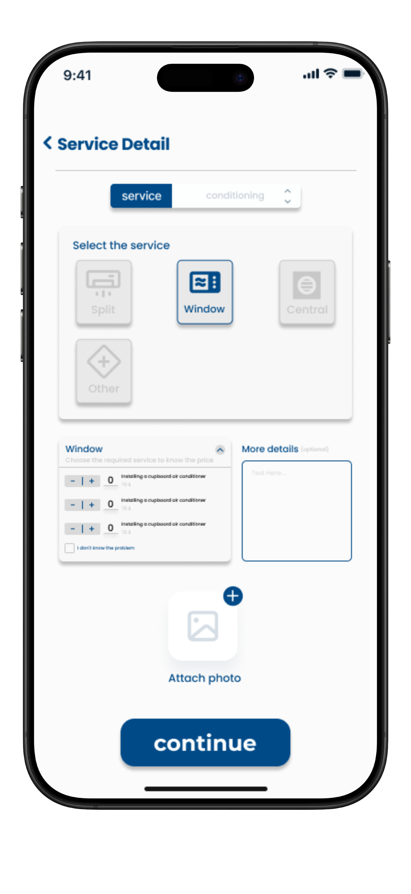 Home & Discovery screen