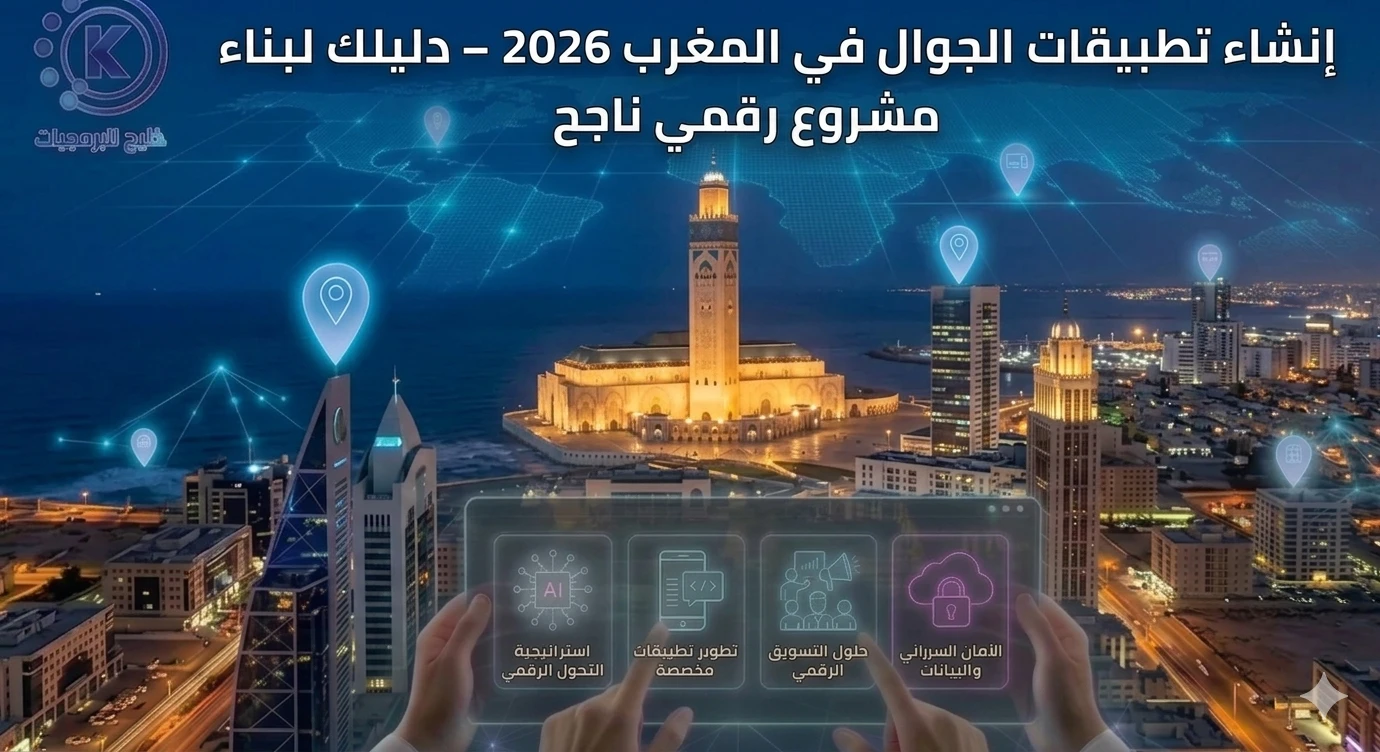 إنشاء تطبيقات الجوال في المغرب 2026 – دليلك لبناء مشروع رقمي ناجح