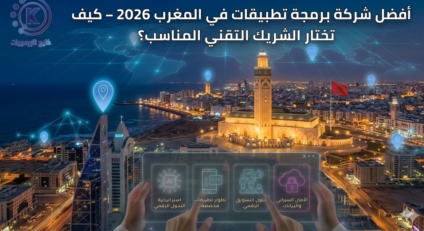 أفضل شركة برمجة تطبيقات في المغرب 2026– كيف تختار الشريك التقني المناسب؟